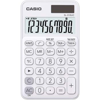 Imagen del producto “Casio SL-310UC-WE calculadora Bolsillo Calculadora básica Blanco ”