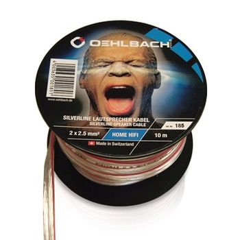 Product image of the product “OEHLBACH Silverline Speacker Cable audio cable 20 m Transparent ”