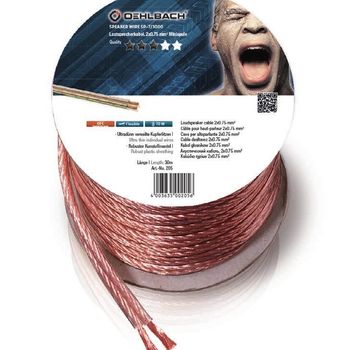 Product image of the product “OEHLBACH SP-7 audio cable 30 m Transparent ”