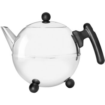 Bredemeijer Bella Ronde Single teapot 1200 ml Black, Stainless steel 