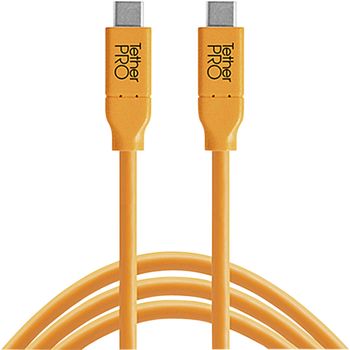 Artikelbild des Artikels “Tether Tools CUC15-ORG USB-C zu USB-C 4,60m orange “