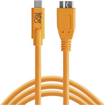 Artikelbild des Artikels “Tether Tools CUC3315-ORG USB-C zu 3.0 Micro- B 4,60m orange “