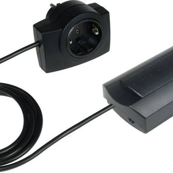 Image du produit “Ehmann 2620x0709 Schnurdimmer  pour lampe: LED-Lampe, Energiesparlampe, Halogenlampe, Glühlampe noir ”