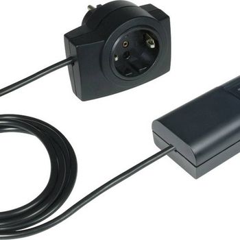 Image du produit “Ehmann 2120c0709 Schnurdimmer  pour lampe: LED-Lampe, Energiesparlampe, Halogenlampe, Glühlampe noir ”