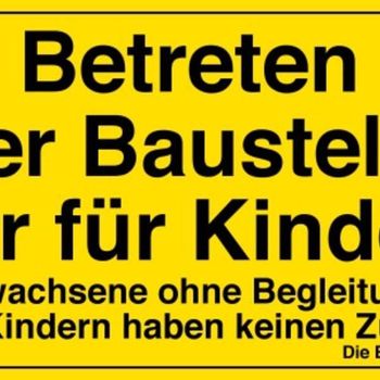 Product image of the product “Vedes A600023 CORVUS Kids at Work Baustellenschild ”