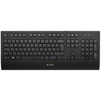 Image du produit “Logitech K280E Pro f/ Business clavier Bureau USB QWERTZ Allemand Noir ”