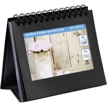 Artikelbild des Artikels “Hama Spiralbuch-Aufsteller 11x15 für 12 Bilder, schwarz      2470 “