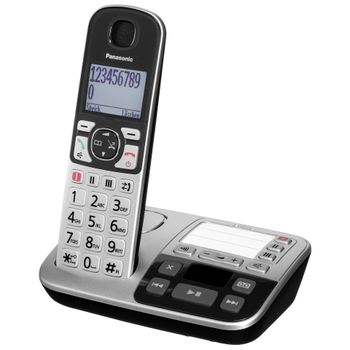 Panasonic KX-TGE520GS telephone DECT telephone Caller ID Black, Silver 