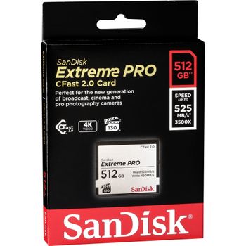 Product image of the product “SanDisk Extreme Pro 512 GB CFast 2.0 ”