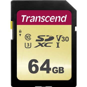 Product image of the product “Transcend SD Card SDXC 500S 64GB ”