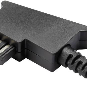 Product image of the product “TRU Components GM02F TAE-Bausatz, F-Kodierung Stecker, gewinkelt black Inhalt ”