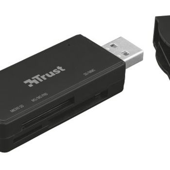 Artikelbild des Artikels “Trust Nanga USB 3.1 Externer Speicherkartenleser USB-A (USB 2.0) Schwarz “