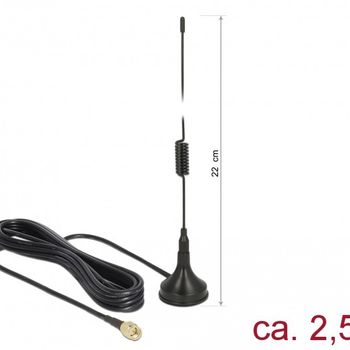 Artikelbild des Artikels “DELOCK  GSM / UMTS / LTE Antenne SMA Stecker 2 dBi starr “