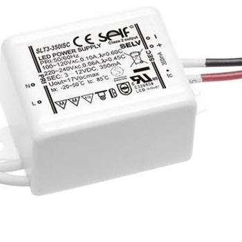 Product image of the product “Self Electronics SLT3-350ISC LED-Treiber Konstantstrom 3.2W 350mA 2 - 9 V/DC Möbelzulassung, not dimmbar, Überlastschutz ”