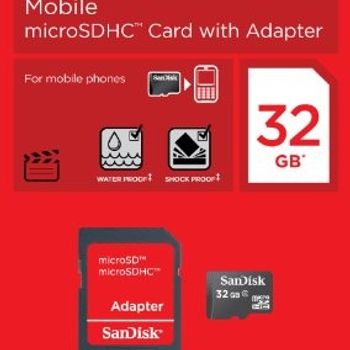 Immagine del prodotto “SanDisk SDSDQM-032G-B35 microSDHC-Karte 32 GB Class 4 ”