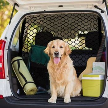 Product image of the product “HP Autozubehör 19980 Gepäck- and Kofferraumnetz suitable for Modell (Auto) Universal (L x B) 130cm x 87cm black ”