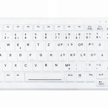 Image du produit “Contour Design Active Key AK-C4110 clavier Médical USB QWERTZ Allemand Blanc ”