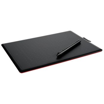 Product image of the product “Wacom One by Medium graphic tablet Black, Red 2540 lpi 216 x 135 mm USB ”