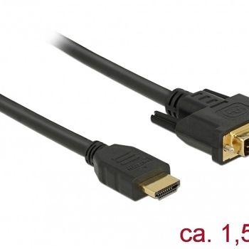 Artikelbild des Artikels “Delock Kabel DVI 24+1 Stecker > HDMI-A Stecker 1,5 m “