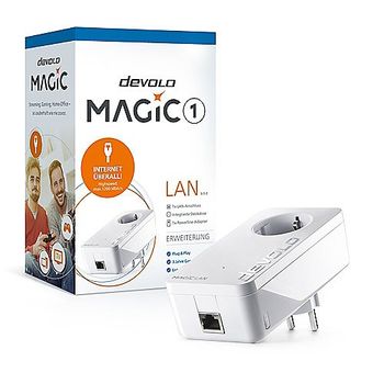 Product image of the product “Devolo Magic 1 LAN 1200 Mbit/s Ethernet LAN White 2 pc(s) ”