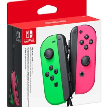 Image du produit “Nintendo Joy-Con Noir, Vert, Rose Bluetooth Manette de jeu Analogique/Numérique Nintendo Switch ”