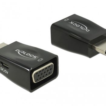 Artikelbild des Artikels “DELOCK Adapter HDMI-A St > VGA Bu “