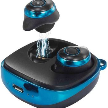 Product image of the product “Renkforce RF-BTK-200 Headset Wireless In-ear Calls/Music Bluetooth Black, Blue ”
