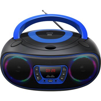 Artikelbild des Artikels “Denver TCL-212BT CD-Radio UKW AUX, CD, USB, Bluetooth® Stimmungslicht Blau “