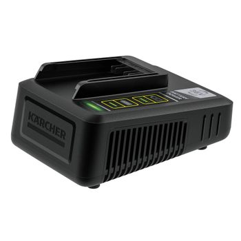 Product image of the product “Karcher Schnellladegerät Batterien Power 36 V (80 Prozent Akkuaufladung in 48 Minuten, for 36 V / 2.5 Ah and 36 V / 5.0 Ah, incl. wall mount) ”