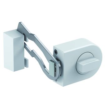 Product image of the product “Olympia Türzusatzschloss with Sperrbügel RS 50 R white ”