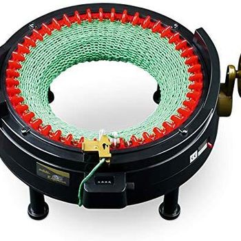 Image du produit “Addi Express Kingsize 46 aiguilles - machine à tricoter, noir rouge ”