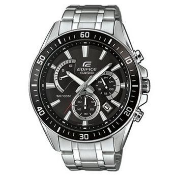 Artikelbild des Artikels “Casio Chronograph Armbanduhr EFR-552D-1AVUEF (L x B x H) 53 x 47 x 12.3mm Silber Gehäusematerial=Edelstahl Material “