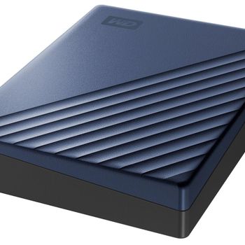 Image du produit “Western Digital WDBFTM0040BBL-WESN disque dur externe 4 To USB Type-C 3.2 Gen 1 (3.1 Gen 1) Noir, Bleu ”