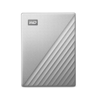 Artikelbild des Artikels “WD My Passport Ultra for Mac 4TB Externe Festplatte 6.35cm (2.5 Zoll) USB-C® Silber WDBPMV0040BSL-WESN “