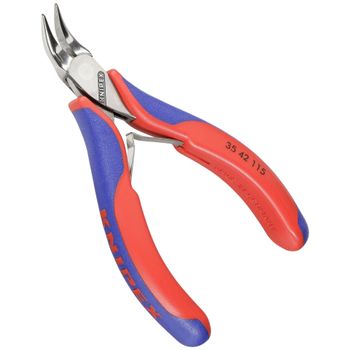Artikelbild des Artikels “Knipex 35 42 115 Elektriker Präzisionszange 45° gebogen 115 mm “