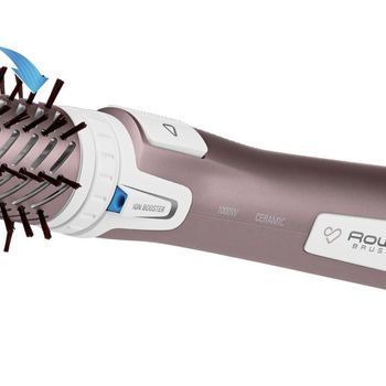 Product image of the product “Rowenta CF9540 Brush Activ Premium Care CF9540 Hot air brush Warm Aluminium, Metallic, White 1000 W 1.8 m ”