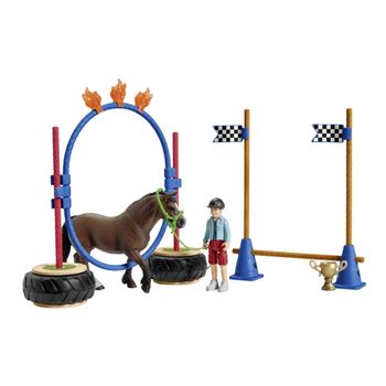 Artikelbild des Artikels “Schleich® Spielfiguren-Set Farm World Pony Agility Rennen 42482 “