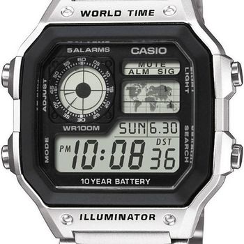 Artikelbild des Artikels “Casio Quarz Armbanduhr AE-1200WHD-1AVEF (B x H x T) 42.1 x 45 x 12.5 mm Gehäusematerial=Harz Material (Armband)=Edelstahl “