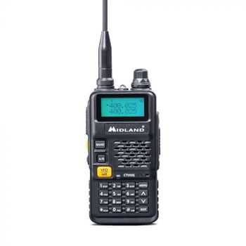 Product image of the product “Midland CT590 S two-way radio 128 channels VHF 114 - 146/ UHF 430 - 440 Black ”
