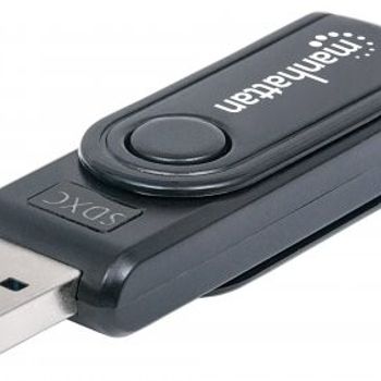 Artikelbild des Artikels “Manhattan Mini Multi-Card Reader/Writer USB 3.0 externer Card Reader/Writer 24-in-1 Externer Speicherkartenleser USB-A (USB 3.2 “