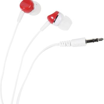 Artikelbild des Artikels “Vivanco SR 3 RED In Ear Kopfhörer kabelgebunden Weiß, Rot “