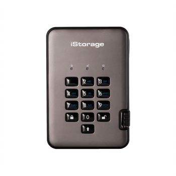 Artikelbild des Artikels “IStorage diskAshur PRO 2® 2TB Externe Festplatte 6.35cm (2.5 Zoll) USB-A (USB 3.2 Gen 2) Graphit IS-DAP2-256-2000-C-G “