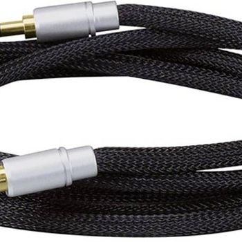 Artikelbild des Artikels “Dynavox 207383 Klinke Instrumenten Anschlusskabel [1x Klinkenstecker 6.3mm (mono) - 1x Klinkenstecker 6.3mm (mono)] 1.50m Schwarz “