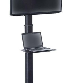 Artikelbild des Artikels “Digitus DA-90370 TV-Rollwagen Höhenverstellbar, Mit Tastaturablage, Mit Verriegelungsmechanismus, Verstellbare Verstrebung, Werkzeugfreie “