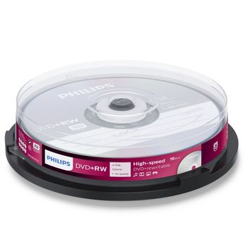 Artikelbild des Artikels “1x10 Philips DVD+RW 4,7GB 4x SP “