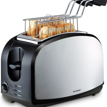 Image du produit “Trisa Electronics Crispy Snack 8 4 part(s) 600 W Noir, Argent ”