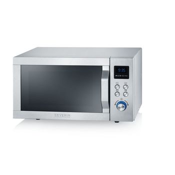 Immagine del prodotto “Severin MW 7751 forno a microonde Argento, Acciaio inox Microonde con grill Superficie piana 20 L 800 W ”