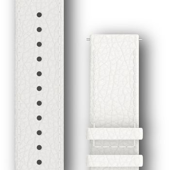 Artikelbild des Artikels “Garmin Ersatzarmband 20mm Leder Weiss/Rosegold “