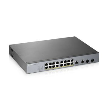 Product image of the product “Zyxel GS1350-18HP-EU0101F network switch Managed L2 Gigabit Ethernet (10/100/1000) Power over Ethernet (PoE) Grey ”