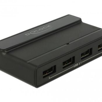 Image du produit “DeLOCK Externe Hub USB 3.1, 4 ports avec 10 Gbps ”